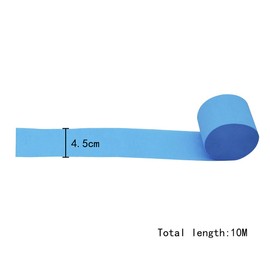 WELANE Streamers Paper, 6 Rolls Tassels Streamer Paper Crepe Paper Streamers for Birthday Party, Wedding, Festival Ornament (6 Color, 4.5cm X 10m)