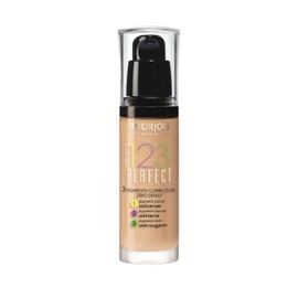 3 x Bourjois Paris 123 Perfect Foundation 30ml New & Sealed - 51 Light Vanilla