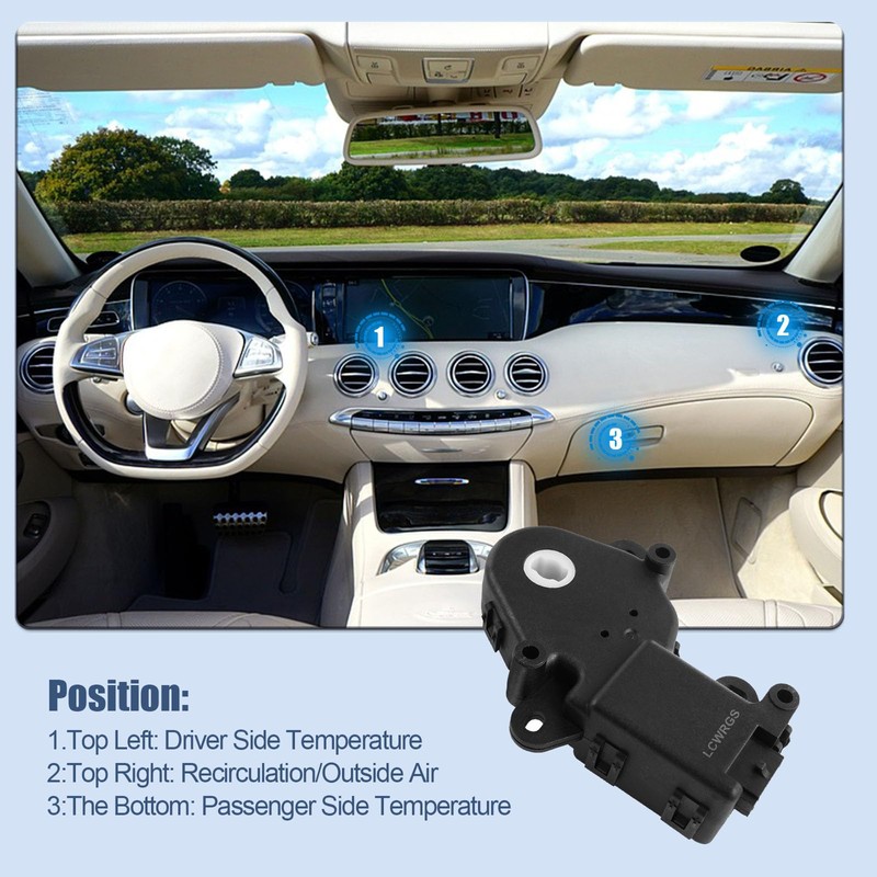 604-132 HVAC Blend Door Actuator Replacement for 2004-2012 Chevy Colorado