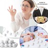 40 Pcs Mini Volleyball, White Volleyball Stress Ball Tiny Volleyballs