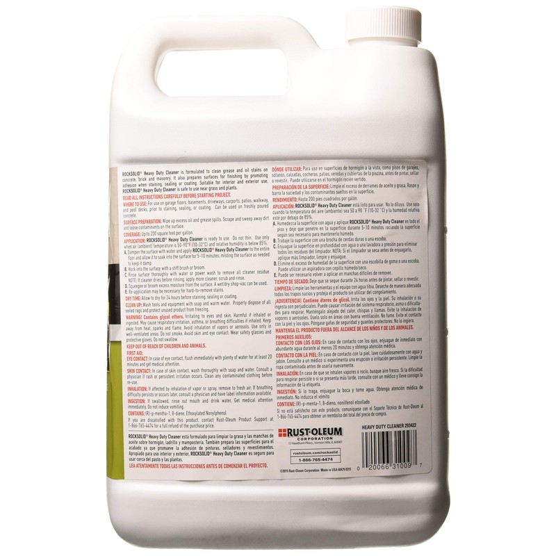 RUST-OLEUM 293422 Concrete Sealer Heavy Duty Concrete Cleaner