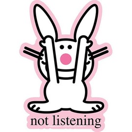 It's Happy Bunny Sticker