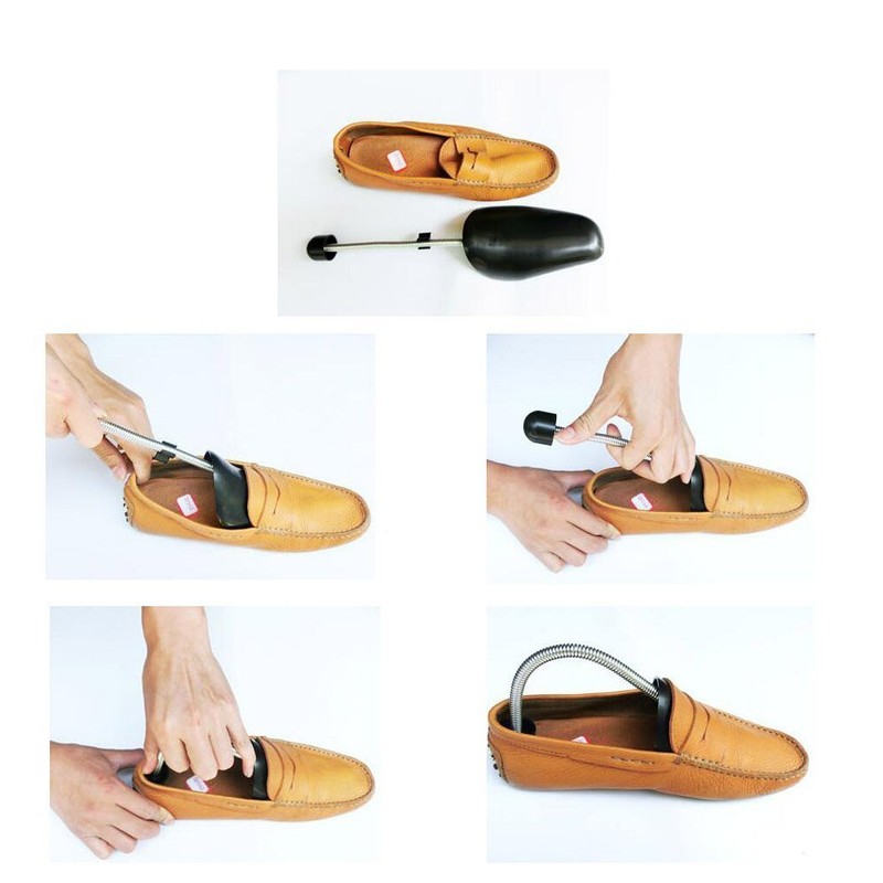 Plastic Traditional Shoe Tree Shaper Boot Holder Stretcher with Tension