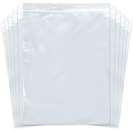 Grip Seal Bags Resealable Clear Plastic Zip Lock Polythene Bag GL8, 3" x 7.5" (75 x 190mm) - 100 Bags