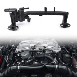 FZJDSD Rear Coolant Water Heater Pipe with Sensor Compatible with Jaguar XF XJ XK 2010-2020 Land Rover LR4 Range Rover 2010-2020 Replace LR0-18273 LR109402 AJ814007 Heater Manifold Tube Pipe