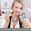 Mirrorvana Espejo de Mesa con Aumento 10X y Giro 360°
