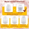 LUTQ 10 Pack Piping Bag Couplers for Icing Nozzles, Medium