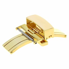 Ewatchparts 14-16-18-20-22-24mm Butterfly Deployant Deployment Clasp Watch Band Strap Buckle