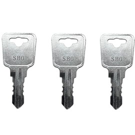 (3) SB0 - SB9 Replacement Keys for Sentry Safe Fire Box Chest Locks, Pre-Cut to Your Code: SB6
