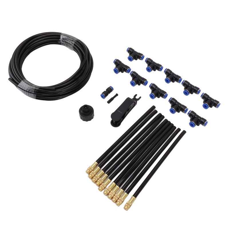 Above Ground Sprinkler System with 360 Degree Adjustable Bendable Nozzle