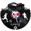 GRAVURZEILE Leipzig Vinyl Record Clock - 100% Club Love -