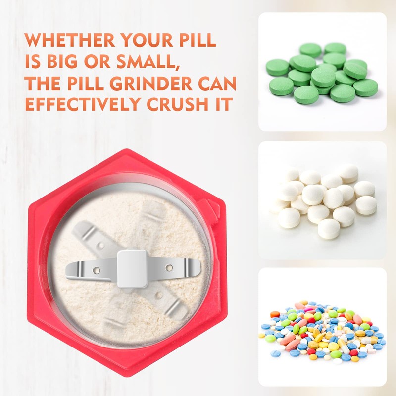 COOL KNIGHT Electric Pill Crusher, Suitable for Grind and Pulverize