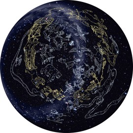 Homestar Original Plate Soft "Northern Hemisphere Constellation Picture"