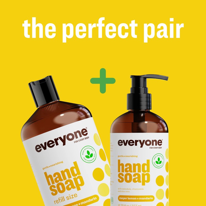 Everyone Liquid Hand Soap Refill, 1 Gallon, Meyer Lemon and
