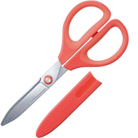 Kokuyo Scissors Saxa Glueless Blade, Red, Hasa-P280R