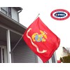 Valley Forge, US Marine Corps Flag, Nylon, 3'x5', 100% Made