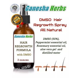 Ganesha Herbs Natural Hair Loss Treatment  Fast Growth Regrowth DHT  Stimulator Lotion Spray