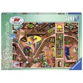 Ravensburger Colin Thompson - The Ludicrous Library, 500pc Jigsaw Puzzle
