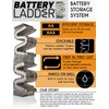 Battery Ladder (TM) Clear AA Battery Holder/Storage - Vertical Organizer