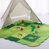 Tamiplay Foam Play Mat for Kids，25Pcs Square Interlocking Puzzle Floor