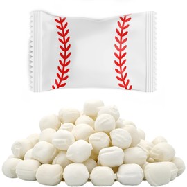 Baseball Sports Buttermints, Mint Candies, After Dinner Mints, Butter Mint Candy, Fat-Free, Kosher Certified, Individually Wrapped (275 Pieces)