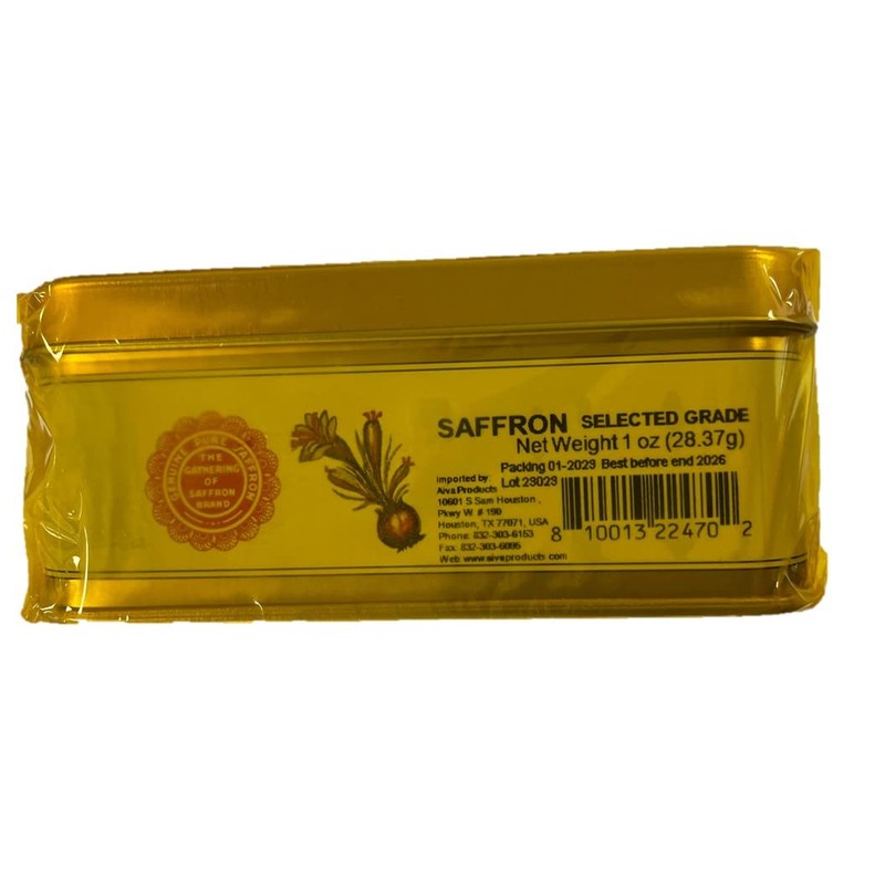 The Gathering of Saffron Brand Saffron, Pure Spanish, 1 Ounce