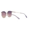 Coach HC7151D Sunglasses, Shiny Rose Gold/Transparent Purple, 63 mm