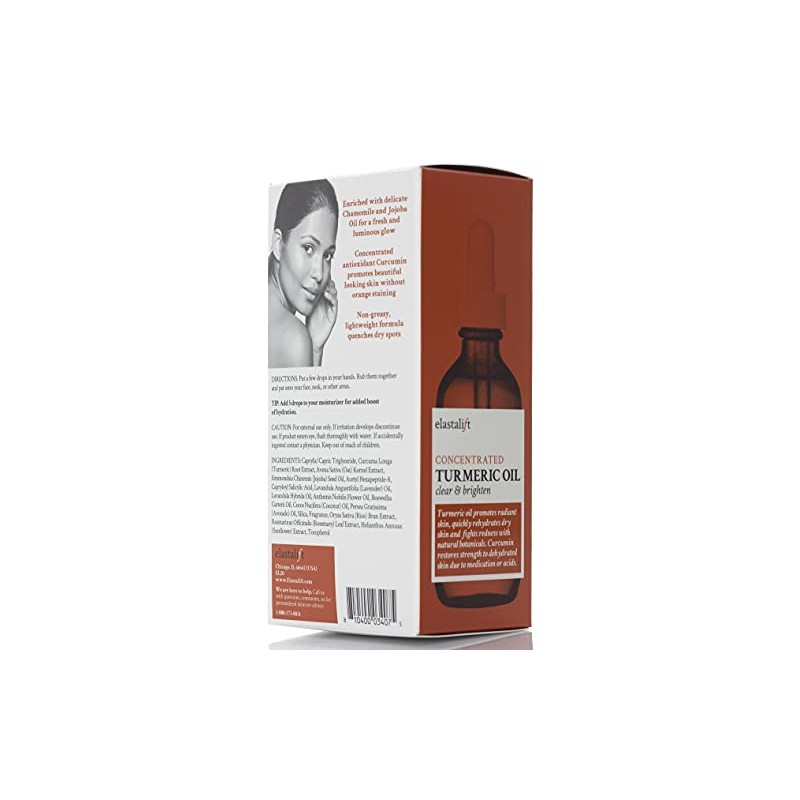Elastalift Suero facial con aceite de cúrcuma para el cuidado