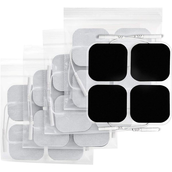 AUVON TENS Unit Pads Electrode Patches with Upgraded Self-Stick Performance