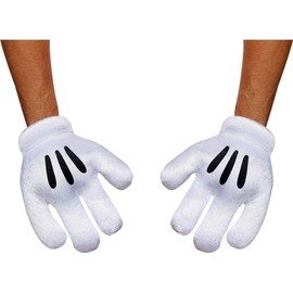 Disney Mickey Mouse Gloves, Official Adult Size Mickey Costume Accessories