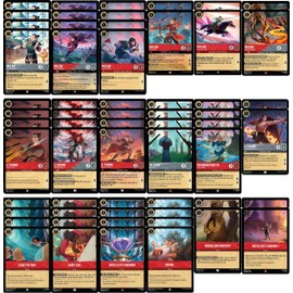MTG Decks & More Mulan Deck - Mulan, Li Shang, Mushu, FA Zhou - Custom Built - Very Strong - 60 Card Compatible with Lorcana