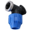 25mm x 3/4" MDPE Wall Elbow Outside Tap Fitting Threaded