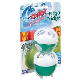 Croc Odor Twin Pack Fridge Fresh Deodoriser Neutraliser Odour Freshener Food Safe