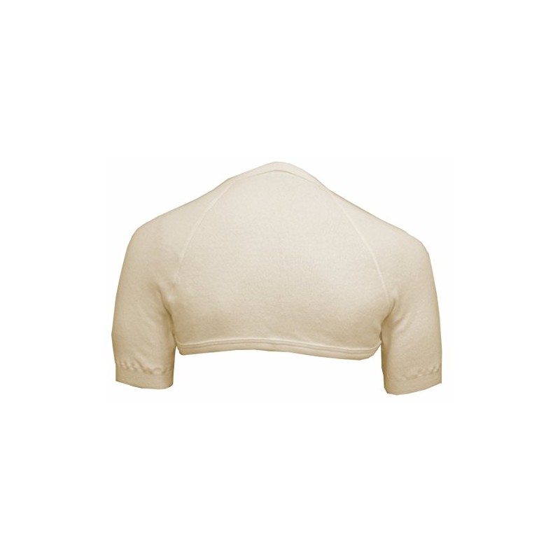 Wobera Shoulder Warmer with High Neck 70% Angora, beige