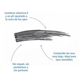 Rímel Negro Eye Care Cosmetics Alta Tolerancia Hipoalergénico