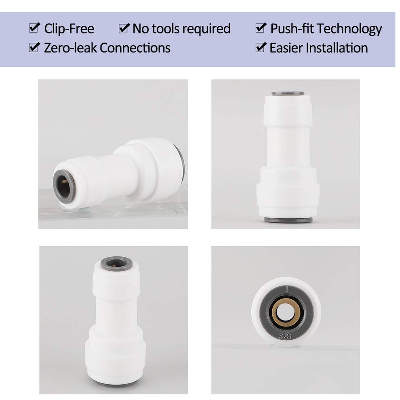 sourcing map Pack of 5 Hose Pipe Connection OD Quick