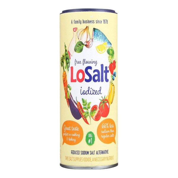Losalt Salt Iodized, 12.35 oz