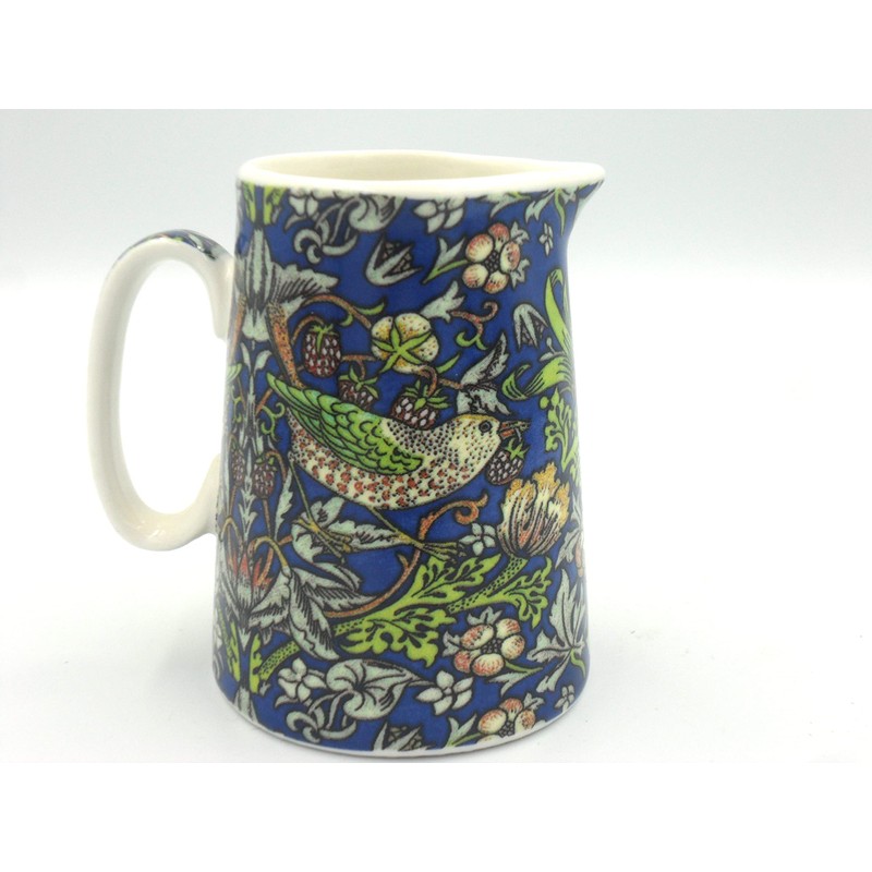William Morris Blue Strawberry Thief Cream jug for The Abbeydale