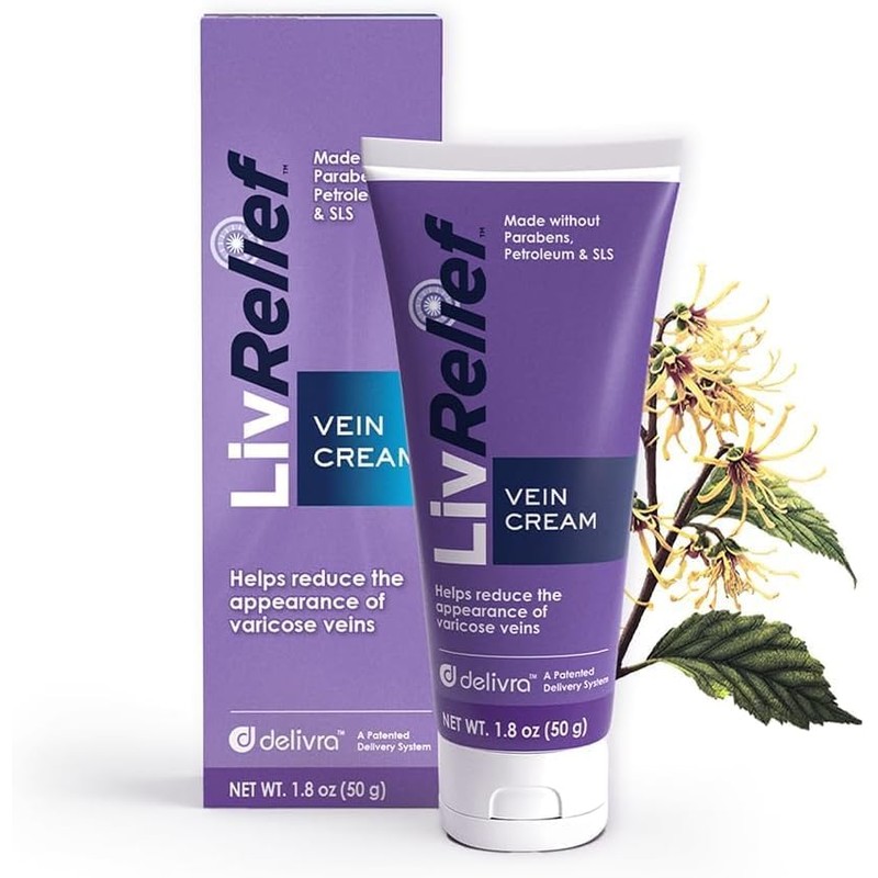LivRelief - Crema de venas varicosas- 50 gramos