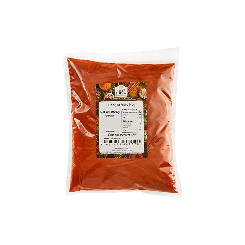 Old India Paprika Very Hot 500g