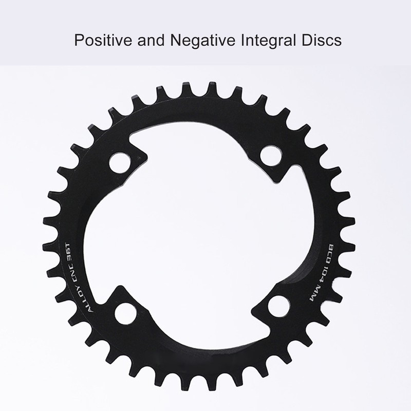 Mountain Bike Crank Arm Set Hollow One Piece Positive Negative