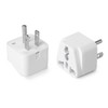 Bates- US Plug Adapter, 2 pc, Travel Adapter, Europe to