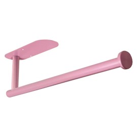 YeeBeny Pink Paper Towel Holder - Self Adhesive or Drilling, Under Cabinet or Wall Mounted