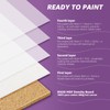 PUOPOSTY 32-Pack Canvas Boards for Painting – 4 Each of