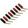 MG-M Pin Plug Mini Plug Speaker Terminal Gold Plated Set