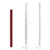 MICTUNING Interior LED Light Bar, 4PCS 12V 48 LEDs 6500K