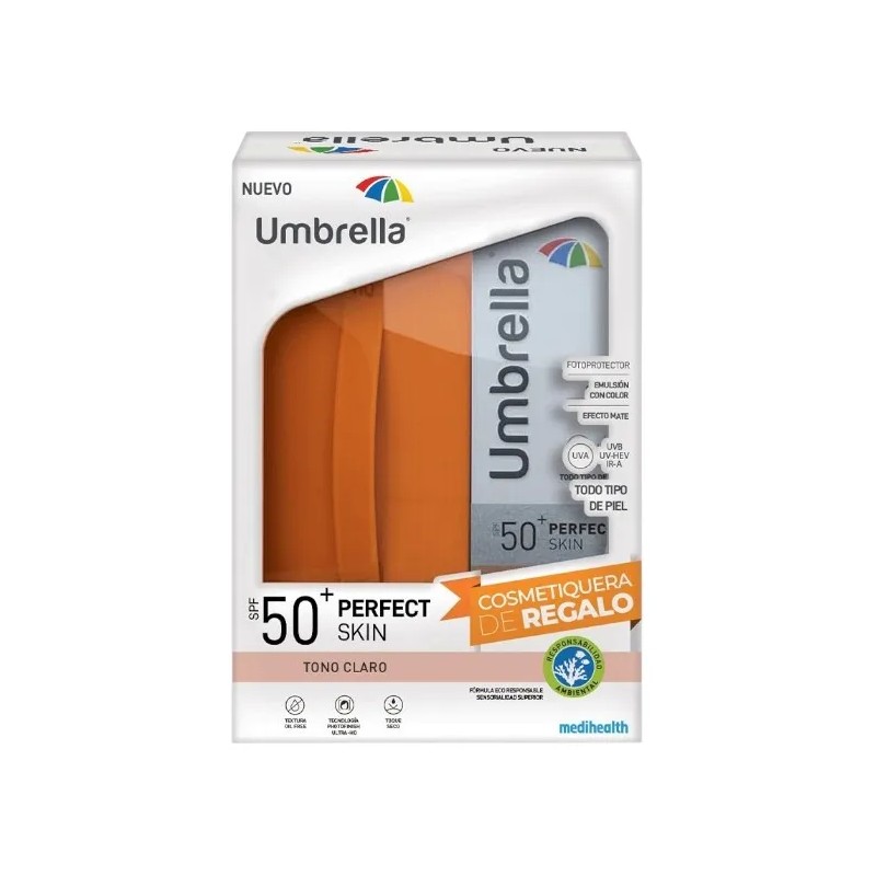 Pack Umbrella Perfect Skin Tono Claro + Cosmetiquera