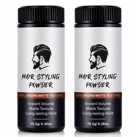 Hair Styling Powder for Men, 2 PCS Hair Texture Powder, Long-lasting Hold, Matte Texture, Mens Hair-Powder, Easy to Apply