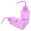 VICASKY 2pcs Lash Washing Bottles with Curved Spout Durable Squeeze