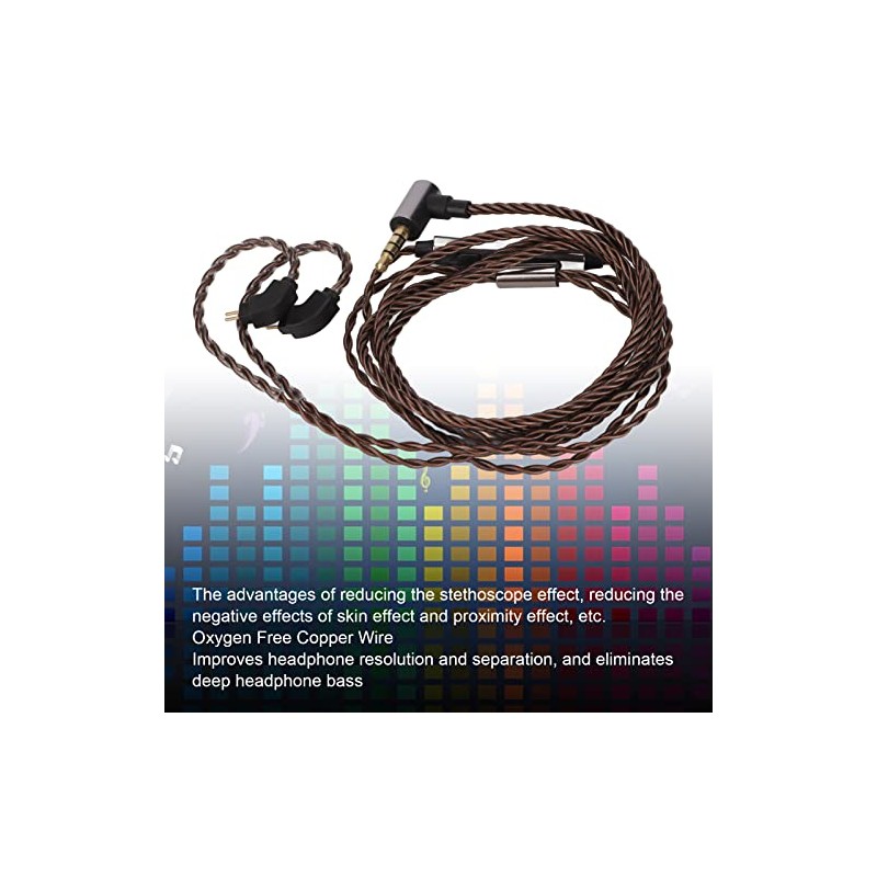 Cable de 2 Pines de 0,78 Mm Con Micrófono -